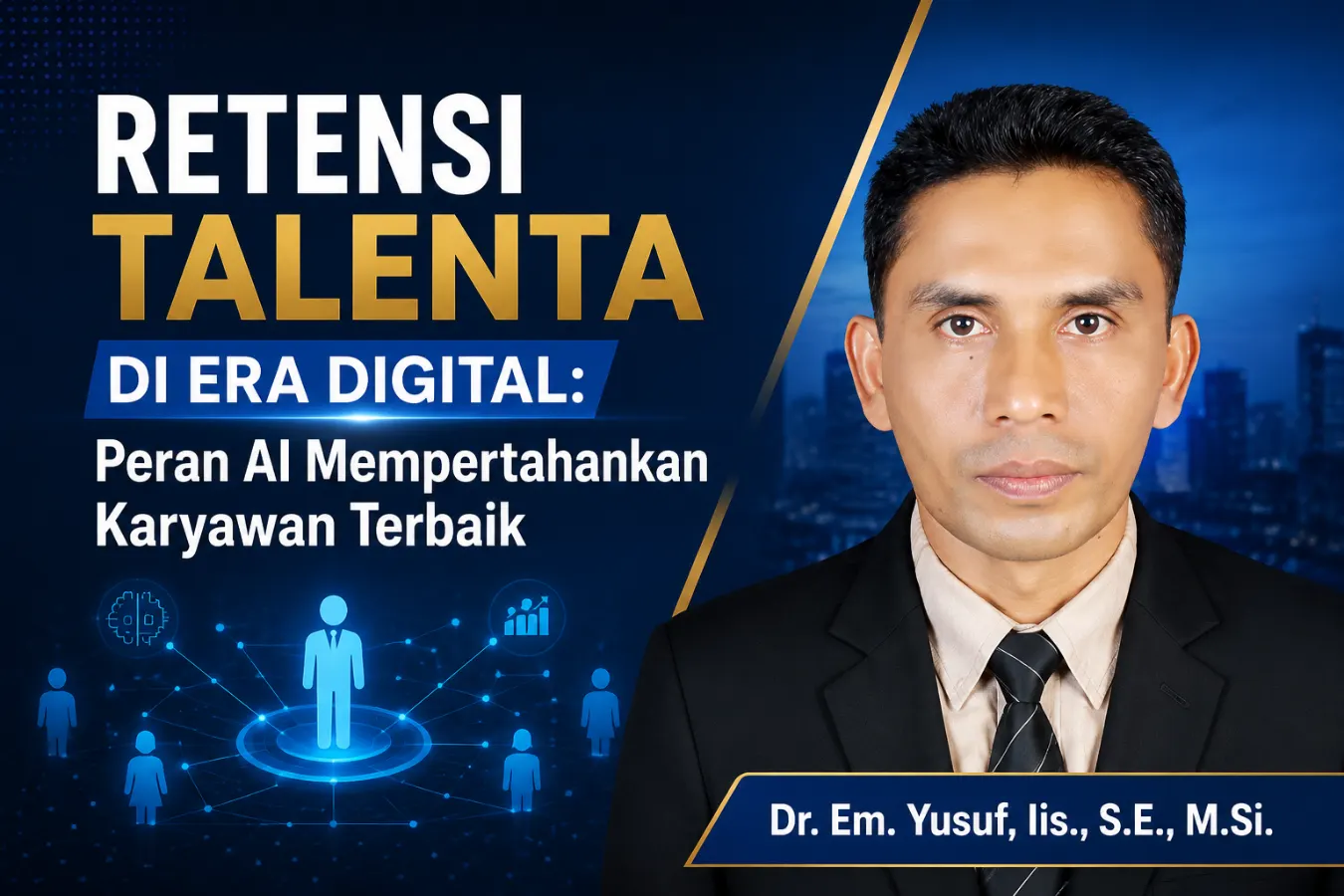 Retensi talenta di era digital: pemanfaatan AI membantu organisasi memahami, mengembangkan, dan mempertahankan karyawan terbaik secara lebih strategis.